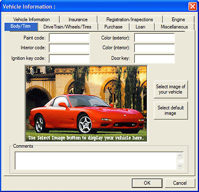 automotive software vehicle information screen