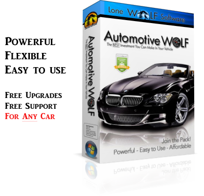 Automotive Wolf Vehicle Maintenance Schedule Software Product Box